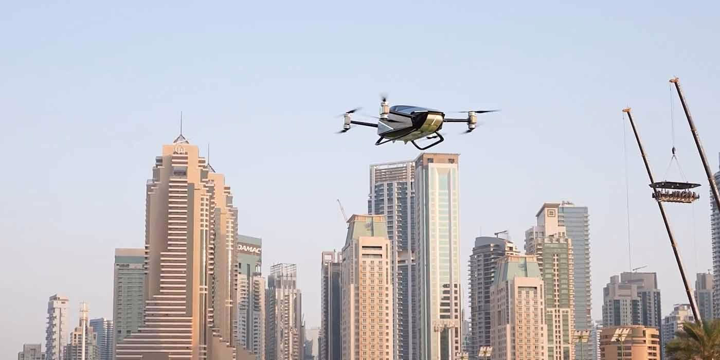 Dubai Completes First Manned Air Taxi Flight