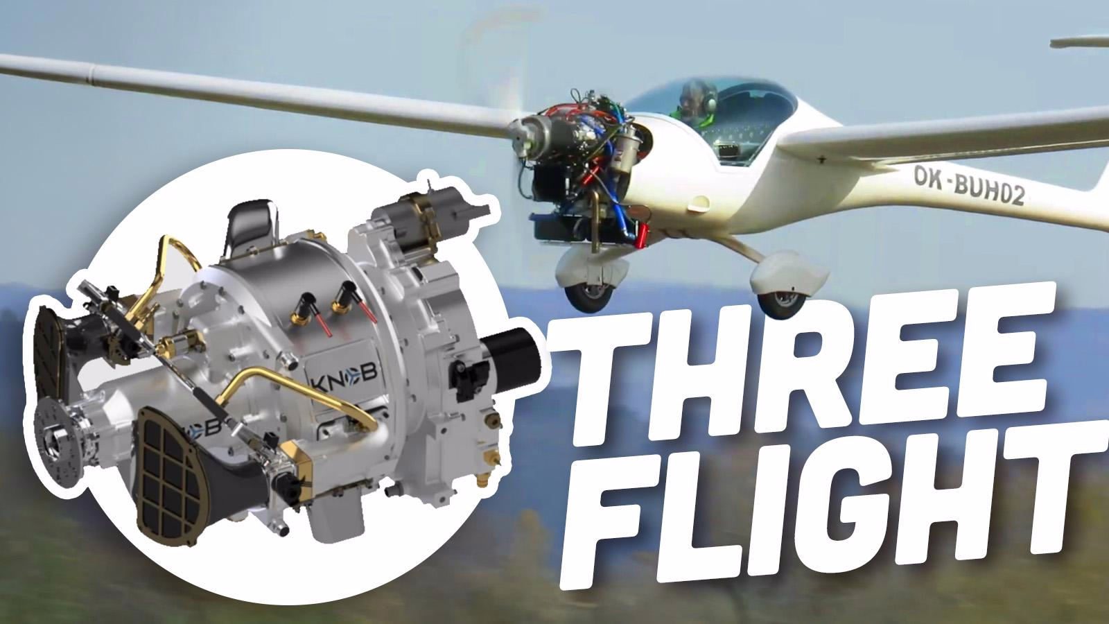 New Three-Cylinder Engine Features Rotating Block and Stationary Head