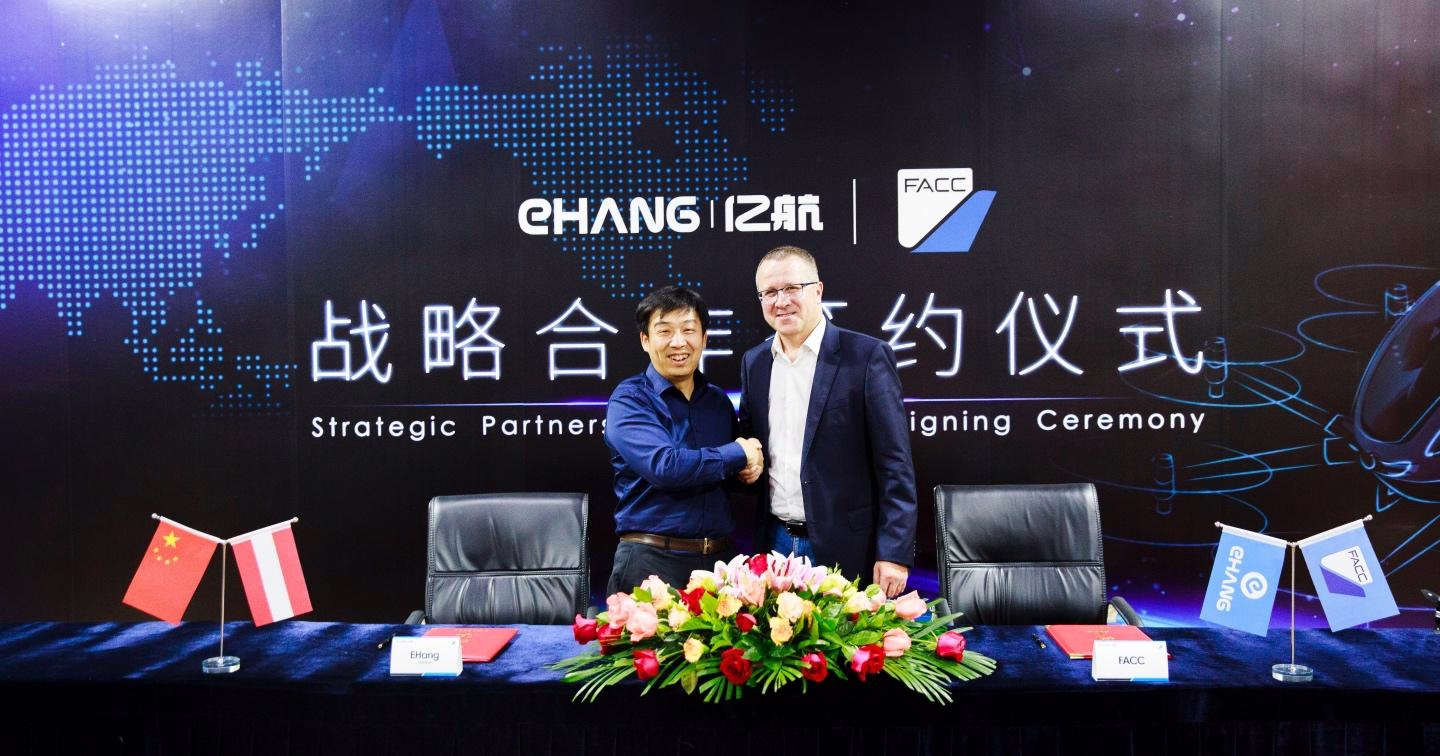 EHang and China Academy of Sciences Establish Strategic Partnership