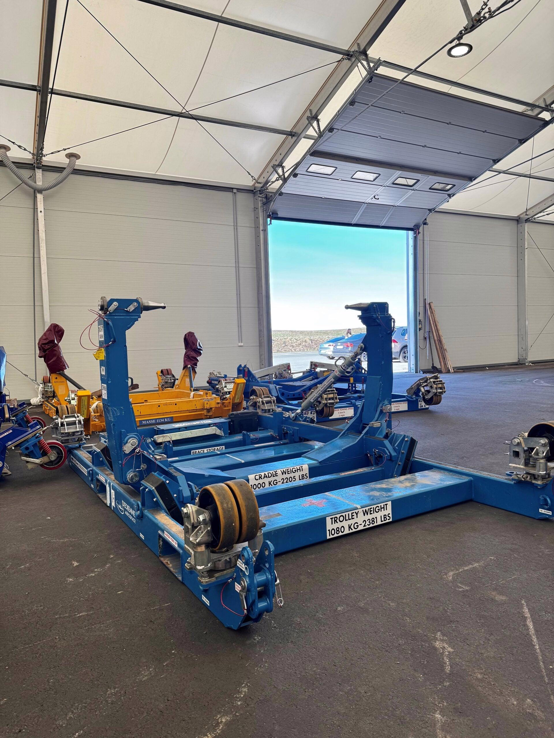 Chapman Freeborn Delivers Engine Stand to Johannesburg