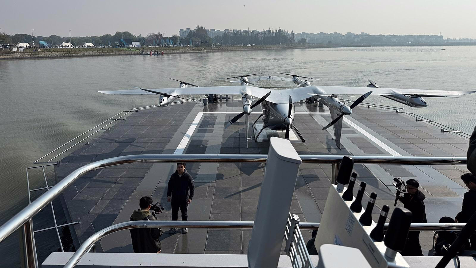 AutoFlight Unveils Zero-Carbon eVTOL Water Vertiport