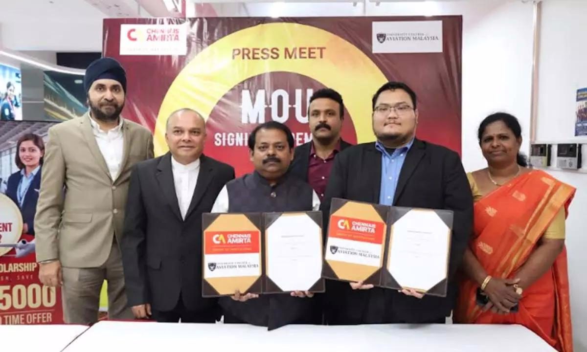 Chennai Aviation College Partners with Malaysian Institute for International Training