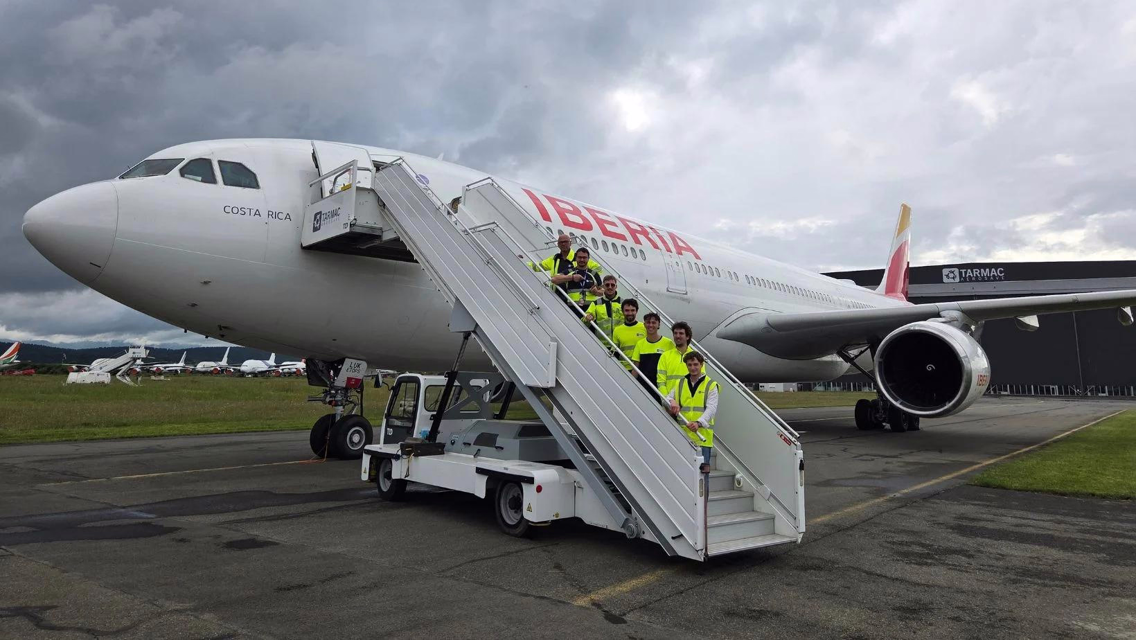 Iberia A330 A-Check Marks TARMAC Aerosave’s 2,000th Aircraft Service