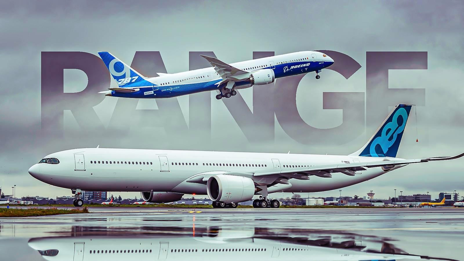 Range Comparison Between Boeing 787-9 and Airbus A330-900