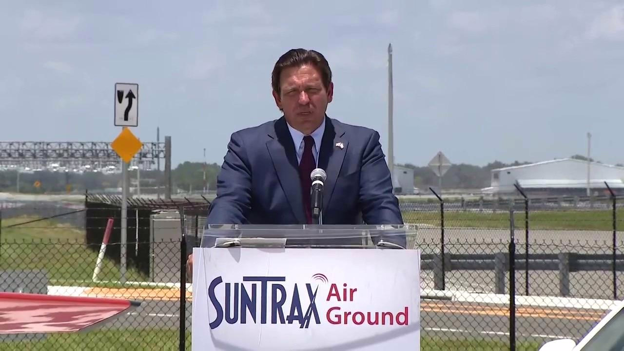 Florida governor touts air taxi testing, hoping to ease interstate traffic